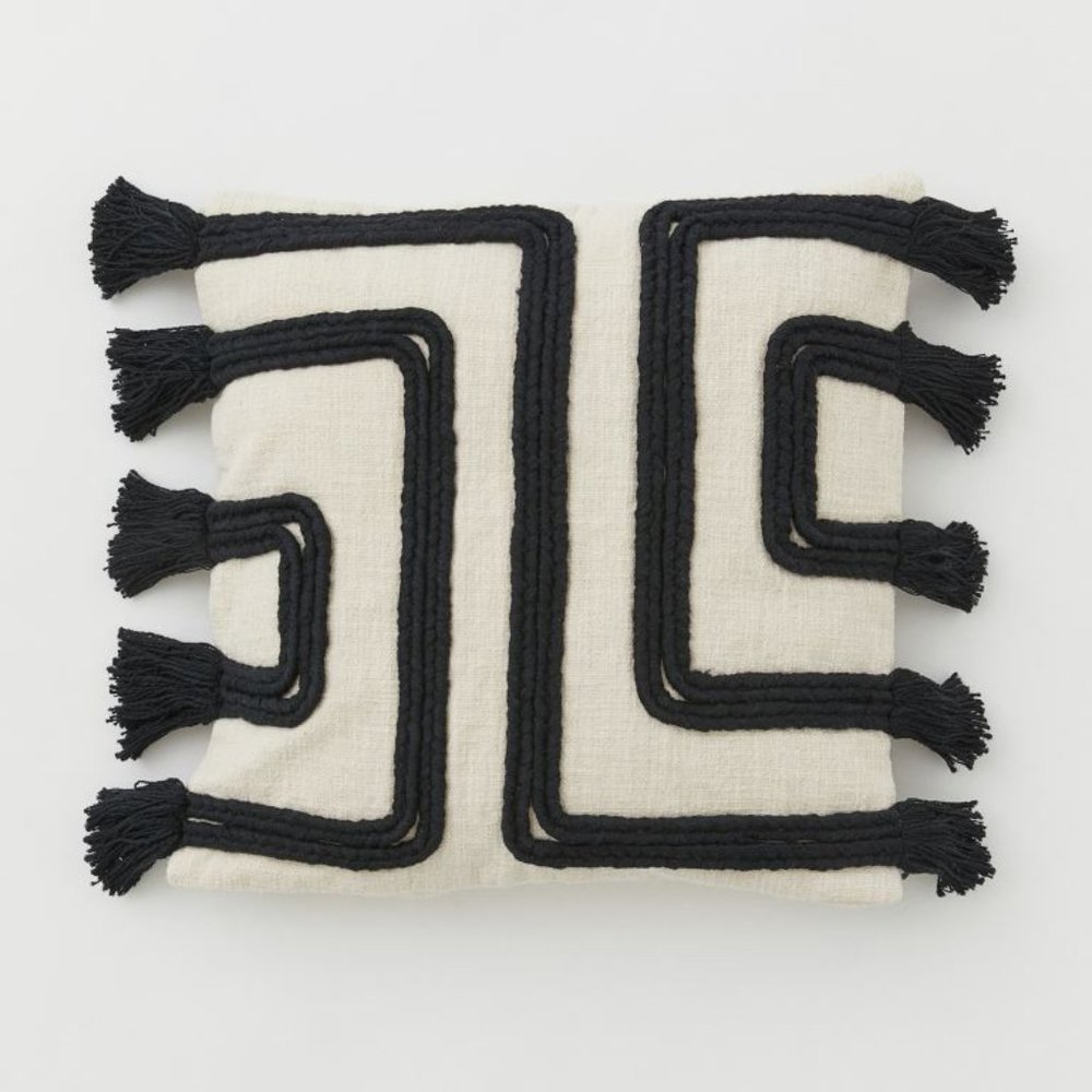 H&M Tasseled Cushion Cover